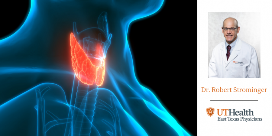 graphic of internal throat location highlighted in red