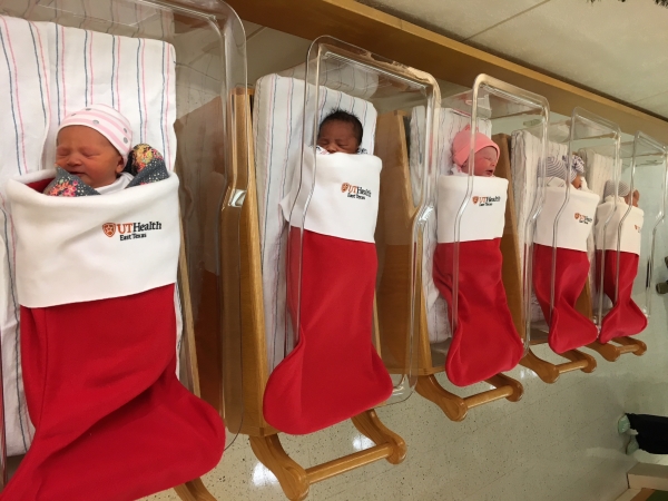 Stockings Full of Bundled Joy at UT Health